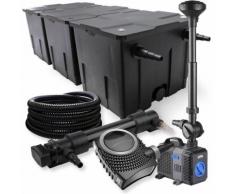 SunSun 3-Kammer Filter Set 90000l 36W UVC Teich Klärer NEO10000 80W Pumpe Schlauch Springbrunnen