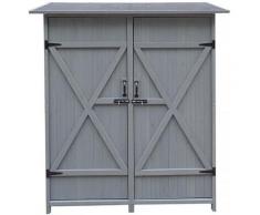 Habitat Et Jardin - Gartenschrank Espacio - 140 x 49 x 162 cm - Anthrazit