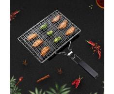 Wyctin - Grillkorb Fischbräter, Gemüsekorb Burger Grillwender Grillkorb fuer Fleisch