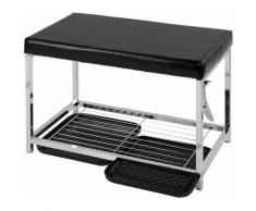 Schuhbank mit 2x Schuh Abtropfschale 70 cm Sitzbank Schuhablage Schuhregal - Wenko