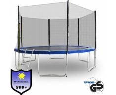 Trampolin 460 Outdoor Gartentrampolin Komplettset 4,60 m 460 cm Modell 2019 mit extra verstärkten