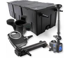 SunSun 3-Kammer Filter Set 90000l 24W UVC Teich Klärer NEO8000 70W Pumpe Springbrunnen Skimmer