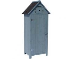 Gartenschrank Cabanon - 77 x 54.5 x 179 cm - Himmelblau