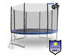Trampolin 305 Outdoor Gartentrampolin Komplettset 3,05m 305 cm Modell 2019 mit extra verstärkten