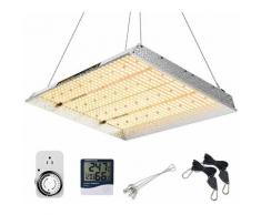 Mars Hydro TSW 2000W LED Grow Light + Timer + Thermo-Hygrometer Vollspektrum Pflanzenlampe Indoor
