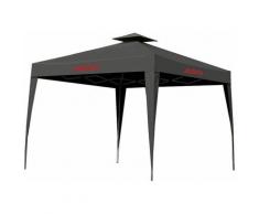 Grillpavillon schwarz 250 x 250 x 260 cm (L x B x H) - Justus