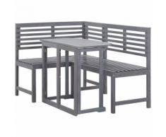 Asupermall - Balkon-Lounge-Set 2-Tlg. Massivholz Akazie
