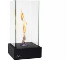 Purline - Bioethanol-Kamin mit Tornado-Flammeneffekt - Schwarz
