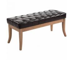 Sitzbank Ramses Kunstleder antik-hell-braun-100 cm