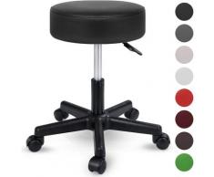 TRESKO® Rollhocker Grün Arbeitshocker Hocker Drehhocker Kosmetikhocker Praxishocker