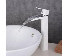 Armatur Wasserfall extrahoch, für Waschbecken, Bad, modernes Design, aus Messing