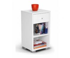 Jugendzimmer - Kommode Gabriel 01, Farbe: Weiß - 75 x 42 x 38 cm (H x B x T)