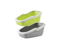 Sandkasten Katzen Hochtoilette wc Katzen Grau