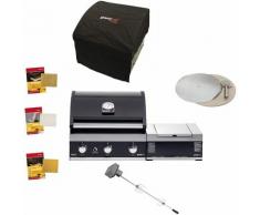 Grandhall Living Style - Grandhall Gasgrillpaket Premium G3 Einbau Grill mit Sear Burner Set Gas