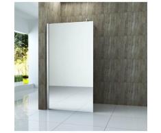 10 mm Spiegelglas Duschtrennwand VACANTE-MR 100 x 200 cm