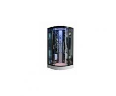 Duschkabine LUTECE Vollausstattung, Dampfdusche LED, Radio, Touchpanel Bluetooth 90 x 90 x 215 cm 1