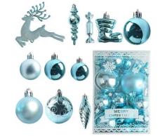 30 Weihnachtskugeln aus Kunststoff, Weihnachtskugeln, Christbaumkugeln, Christbaumkugeln,