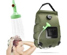 20L Outdoor Warmwasser Duschsack Tragbare Solar Heizung Tasche Gartendusche Pooldusche für Camping