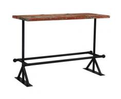 Zqyrlar - Bartisch Altholz Massiv Mehrfarbig 150 x 70 x 107 cm