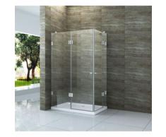 rahmenlose Duschkabine CADRONO 120 x 100 x 195 cm