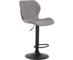 CLP - Barhocker Cork Stoff-grau-Metall matt schwarz