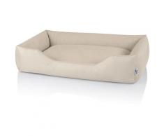 Beddog - Hundebett zara, Hundesofa aus Cordura, Microfaser-Velours, waschbares Hundebett mit Rand,
