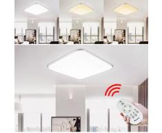 LED Deckenleuchte Dimmbar mit Fernbedienung 12W Bad Deckenlampe Leuchte Schlafzimmer Lampen für