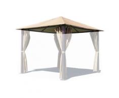 Quick-star - Ersatzdach für Pavillon Paris 3x3m Pavillondach Sand