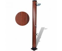 Solar Schwimmbaddusche Outdoor-Dusche in Holzoptik 1,96 m