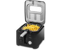 Fritteuse Elektrische Elektro Friteuse Gastro Fritöse Edelstahl 1800 w 2,5 l Neu - Silbern