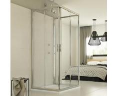 Evolution Trio 3-seitige Duschkabine 90x90x90 CM H198 ESG-Klarglas