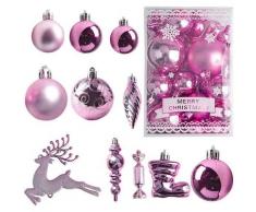30pcs Weihnachtskugeln Kunststoff Ornamente, unzerbrechliche Weihnachtskugel Ornamente,