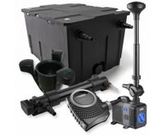 SunSun 1-Kammer Filter Set 60000l 36W UVC Teich Klärer NEO10000 80W Pumpe Springbrunnen Skimmer