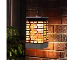 Solarlaterne für den Außenbereich, LED-wasserdichte Garten-Solarlampe, Solarlicht-Gartenlaterne für