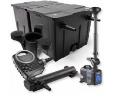 SunSun 2-Kammer FilterSet 60000l 24W UVC Teich Klärer NEO7000 50W Pumpe Springbrunnen Skimmer