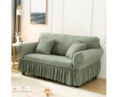 Langray - Stretch-Sofabezug 3D-Blasengitter-Schonbezug, eleganter Hochdehnungs-Sofabezug,