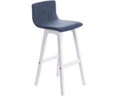 CLP - Barhocker Taunus Stoff-blau-Weiß