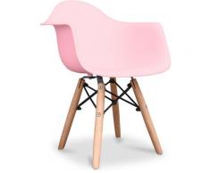 Premium Kinder Dawick Stuhl - Matt Pink