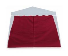 2x Seitenwände Seitenteile Pavillon Faltpavillon Capri Partyzelt Gartenzelt Zelt rot