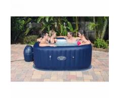 BESTWAY Lay-Z-Spa Hawaii AirJet Whirlpool, blau (Lederoptik), TriTech, 180x180x71cm