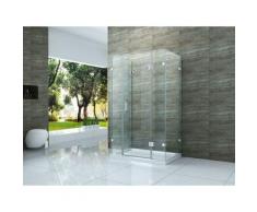 U-Duschkabine PIEZO 120 x 80 x 195 cm