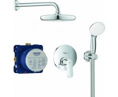 GROHE UP-Duschsystem Eurosmart C 25219mit FMS/SmartBox/Kopfbr./Brauseset chrom
