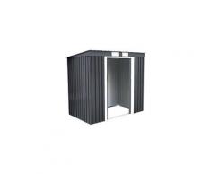 Costway - Metall Geraeteschuppen Geraetehaus 213x130x173cm Gartenhaus Garten Schuppen inkl.
