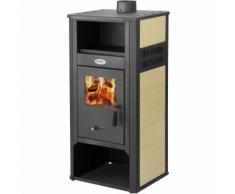 Divina-fire Holzofen 9-10Kw beige Stahl Katia DF51699