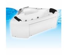 Whirlpool Pool Badewanne Eckwanne Wanne A1402N-ALL 135x135 + Reinigungsfunktion -13981- ohne aktive