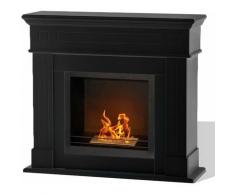 Bioethanol-Standkamin 'Cambridge' aus Holz 3,5 kW Modernes Dekor -Schwarz
