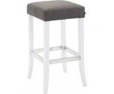 Barhocker Venta Stoff-dunkelgrau-Weiß