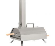 Giga - Pizzaofen Gartenofen, Outdoor Pizzamaker, Edelstahl Pizza Holzofen Backofen für Garten