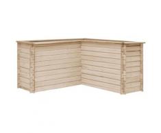 Zqyrlar - Garten-Hochbeet 150x150x80 cm Kiefernholz Massiv