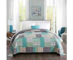 Tagesdecke Patchwork für Doppelbetten 220 x 240 cm 'BD11m03'